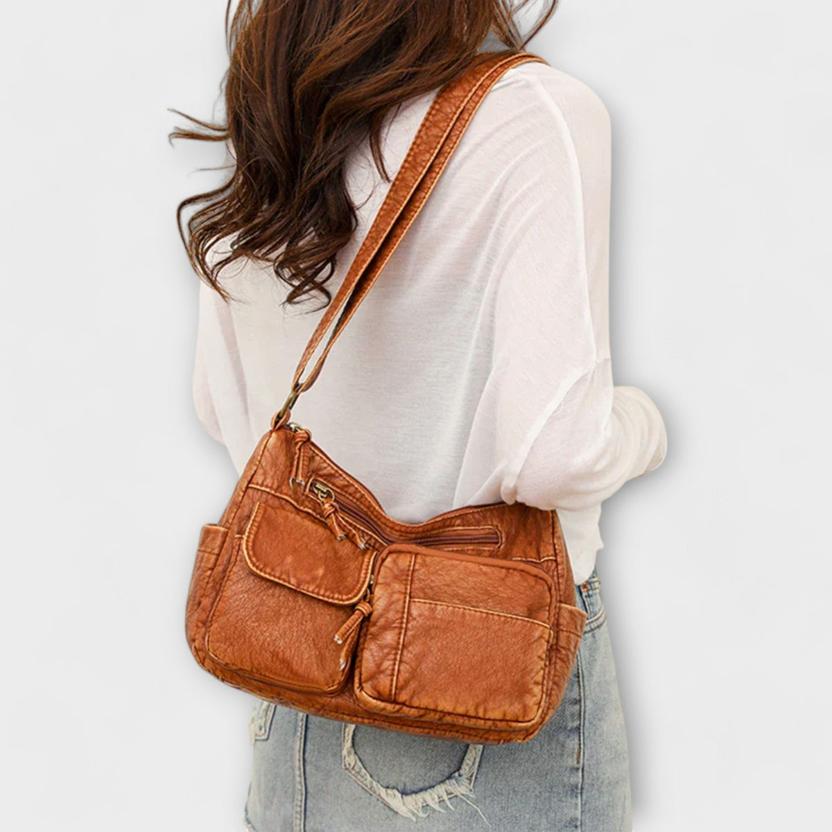 Old-School Leather Bag