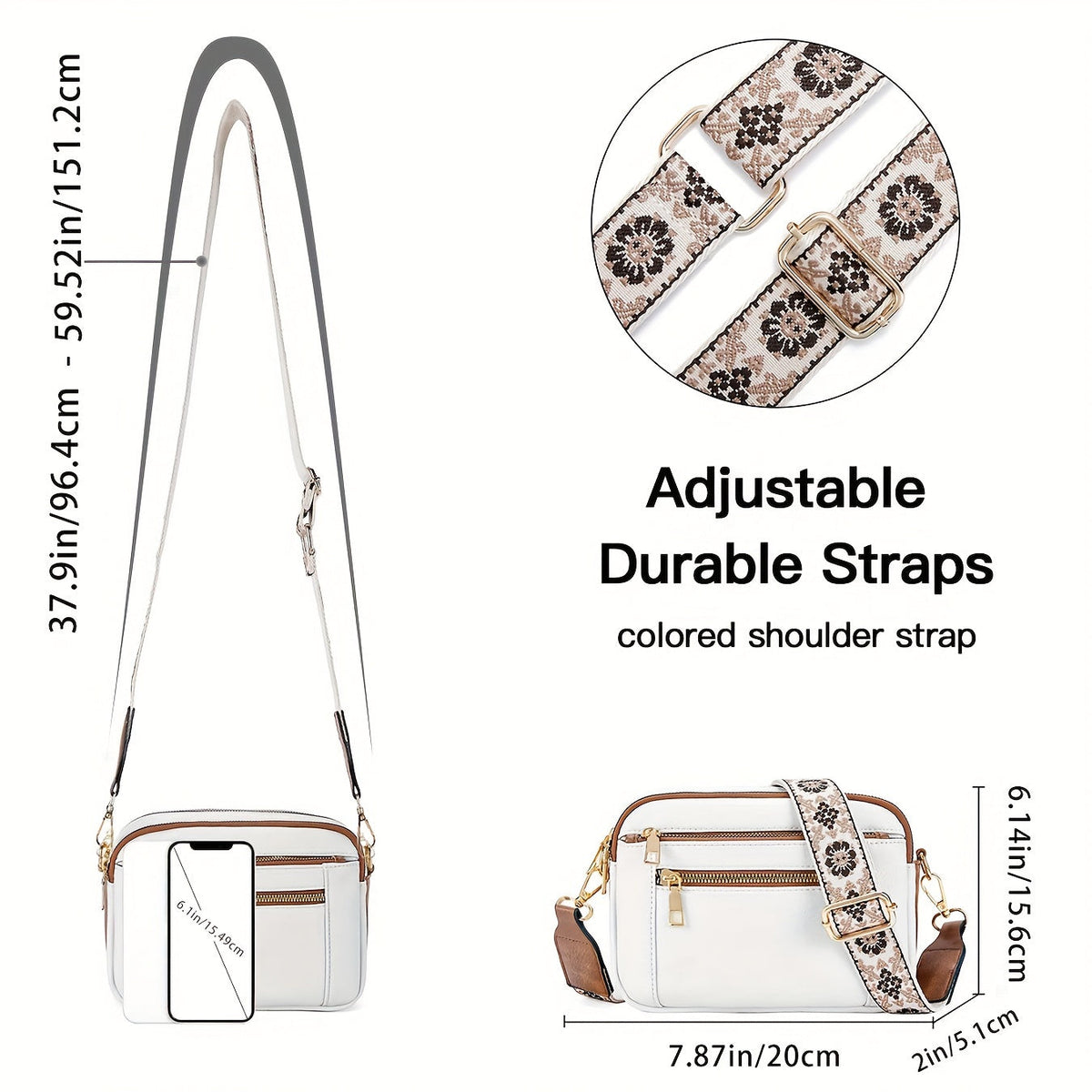 Crossbody Bag Made of Vegan Leather