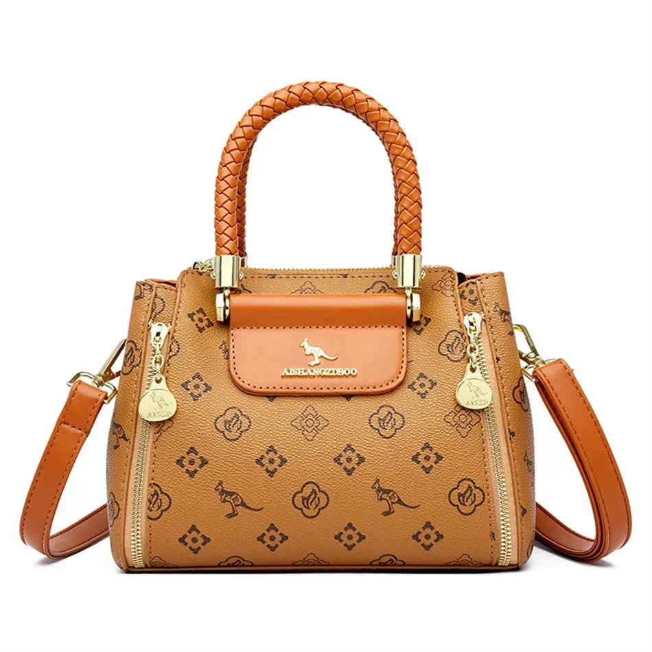 Sage | Designer Large Capacity Leather Bag