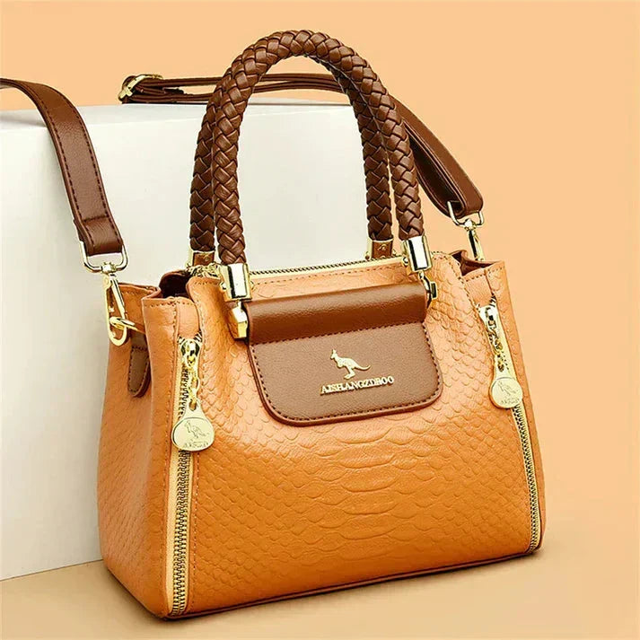 Sage | Designer Large Capacity Leather Bag