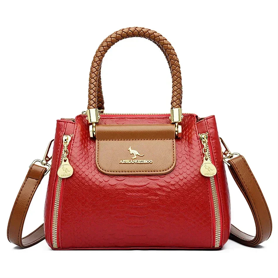 Sage | Designer Large Capacity Leather Bag