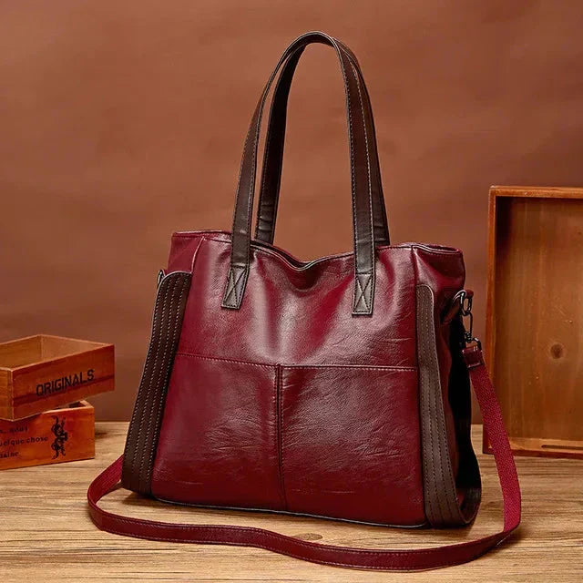 Etta | Trendy Large Capacity PU Leather Crossbody Bag
