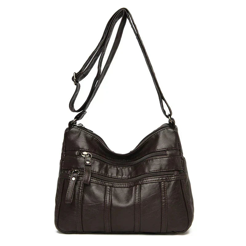 Oriana | Luxury PU Leather Multi-Layer Pocket Bag