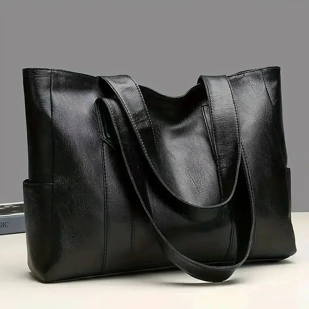 Xanthe | Classic Large Capacity Vegan Tote Bag