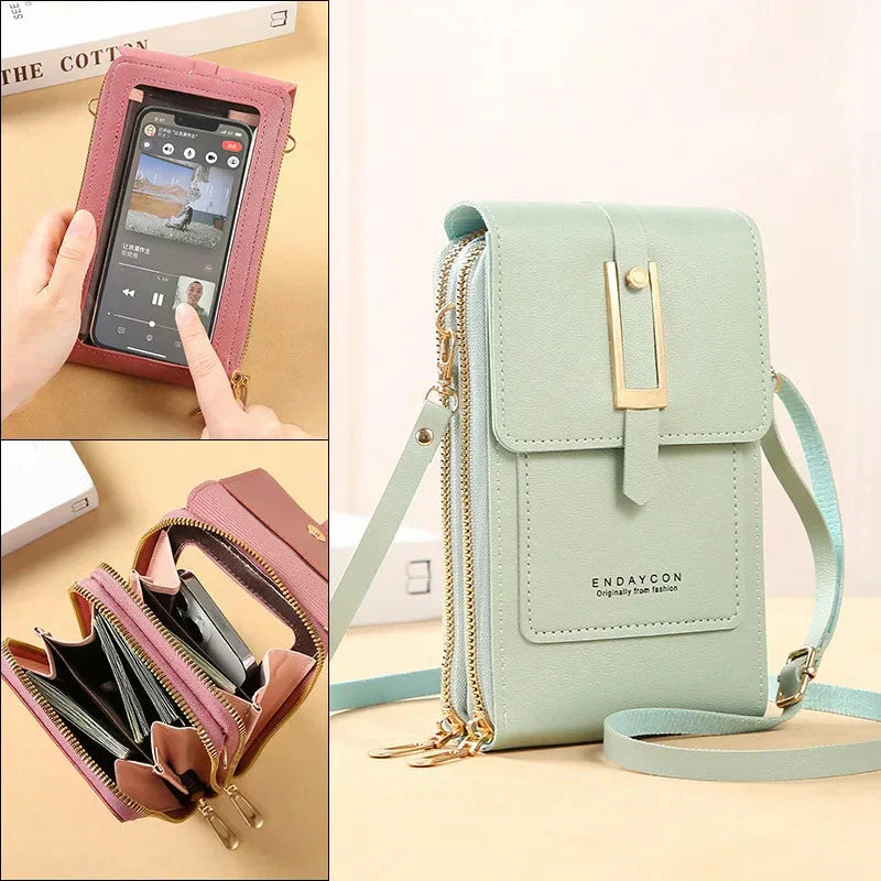 Afton | Touch Screen Cell Phone Shoulder Bag